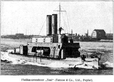 Flußkanonenboot »Teal« (Yarrow & Co., Ltd., Poplar).